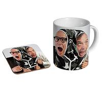 Bottom Rik Mayall Adrian Edmondson Pants Ceramic Coffee Mug + Coaster Gift Set …
