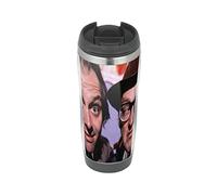 Bottom Rik Mayall - Travel Mug, Thermal Insulated Cup for Hot and Cold Beverages Drinks