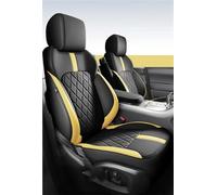 Bottom Seat Covers For Skoda For Superb 3 2 For Octavia For Fabia For Kodiaq For Karoq For Yeti For Rapid Custom Non-Slip Car Seat Cover(5Pcs-Black Yellow)