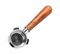 Bottomless Espresso Portafilter - Precision Coffee Extraction Tool, Filter Basket for Dosing, Brew Distribution Aid, Espresso Brewing Accessory with Metal Body, Coffee Handle Tool for Tamping