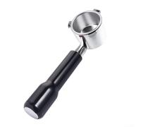 Bottomless Handle 9335 Style for Espresso Machine Featuring Stainless Steel Head for Long Lasting Use and Advanced Coffee Brewing (black (alloy))