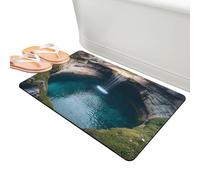 Bottomless Hole Non-Slip Door Mat - Tunnel Carpet, Single Visual Chasm for Office Space, Liquid Soaker with Backing, Textile Runner, Deep Void for Bathrooms, Porches and Building Reception Areas