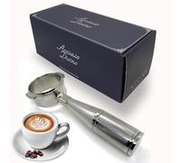Bottomless Naked 58mm Premium Solid Stainless-Steel Handle & Body Espresso Portafilter & 18g Filter Basket Fits La Marzocco Linea Mini, Micra, GS3