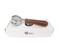 Bottomless Naked Portafilter for LA SPAZIALE Espresso Machines - Walnut Handle, 21g Basket - by EDESIA ESPRESS