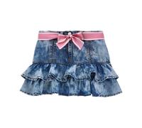 Bottoms - unisex - Monnalisa - Kids Skirts - Blue - 2 Y - Kids 2 Y