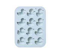 Bottone 12 Cavity Cute Ducks Silicone Mold Cake Pastry Decor Baking for Making Chocolate Fondant Cupcake Molds Nonstick Dessert for Baking Silicone Tools