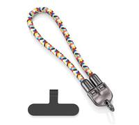 Bottone 2 in 1 Strap Type C Charging Cable with High Strength Braided Outer Casing 480Mbps Data Transfer Adjustable Phone Strap