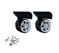 Bottone 2Pcs A65 Trolley Caster Replacement Suitcase Luggage Box Double Row 360° Spinner Repairing Kit Heavy Duty Large Size