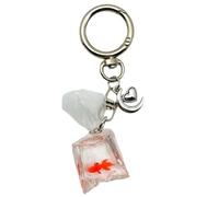 Bottone Cute Water Pendant Keychain Decoration Stylish Fish Water Bag Pendant Keychain Charm for Women Girls Bag Purse Backpack