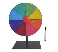 Bottone Draws Roulette Wheel Erasable Fortunes Wheel Tabletop Prize Turntable Easy Assembly Roulette Erasable Fortunes