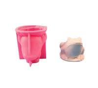 Bottone Easy to Use Mold Unique Figurines Moulds Crafts Molds Frogs Shape Silicone Candle Molds Silicone Texture for Hand-Making