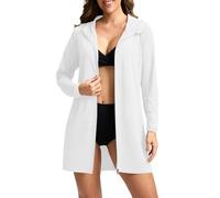 Bottone Fashionable Sun Protections Blouse Beach Shirt Protective Swim Cover Nylon Texture Suitable for Workouts and Daily Wear Fashionable Blocking Blouse