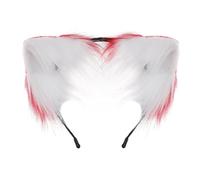 Bottone Handmade Cartoon Foxes Ear Hair Hoop Woman Halloween Makeup Headband for Easter Carnivals Cosplay Hair Accessories