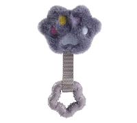 Bottone Interactive Stuffed Dog Toy Paw, Grey Footprint