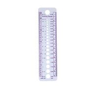 Bottone Knitting Needle Gauge Measuring Tool Knitting Gauge Ruler Stitching Needle Gauge Tool Geometric Template