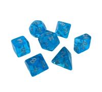 Bottone Multi-Sided Acrylic Dices Set Portable Polyhedral Tiny Role Playing Table Game for Men Women Portable Vintage Multi-Sided Acrylic Tabletop Game Decoration