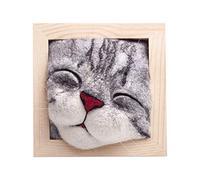 Bottone Non-Finished Needle Felting Beginner Kits Wool for Felting Cute Animals Kit Wool Needle Felt Set Felted Animals Starter Kit Beginner