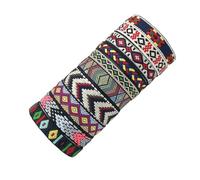 Bottone of 10 Handwoven Bracelets Bohemians Soft Braided Wristchain Adjustable Length Wristband Comfortable Women Jewelry Handwoven Wristbands