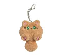 Bottone Plush Cat Keychain Cartoon Animal Pendant Keyring Fashionable Stuffed Doll Key Rings Jewelry for Backpacks and Phones