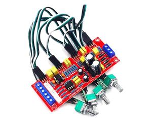 Bottone Tone Control Board NE5532 Tone Preamp Module Preamplifier Featuring Adjustable Highs Mids and Lows Auditory Preamp Module