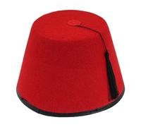 Bottone Turkey Hat Modern Turkey Headpiece for Cultural Occasions Fancy Hat Eye-catching Hats for Men
