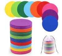 BOUBONI Carpet Dots for Classroom Sit Spots 4-Inch 9 Colors Suitable for Families Primary Schools Kindergartens (90)