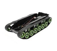 BouBou 3V-9V DIY Shock Absorbed Smart Robot Tank Chassis Car Kit With 260 Motor For Arduino SCM