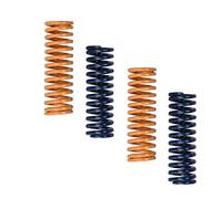 BouBou 4Pcs Ultimate Upgraded Blue/Yellow Flat Bed Leveling Spring Extruder Spring For 3D Printer - Blue