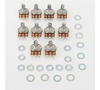 BouBou 50Pcs Wh148 B100K Linear Potentiometer 15Mm Shaft With Nuts And Washers Hot