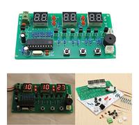 BouBou 5V-12V At89C2051 Multifunction Six Digital Led Diy Electronic Clock Kit