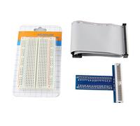 BouBou Solderless 400 Point Breadboard + 40Pin Cable + 40Pin Gpio For Raspberry Pi 2 Mode B/B+