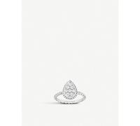 Boucheron Boucheron Serpent Bohème 18ct White-Gold and 0.32ct Brilliant-Cut Diamond Ring Silver 58mm