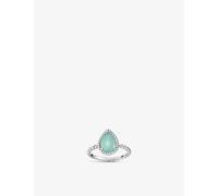 Boucheron Boucheron Serpent Bohème 18ct White-Gold and 1.16ct Aquaprase Ring White Gold 55mm