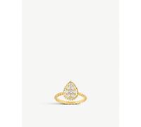 Boucheron Boucheron Serpent Bohème 18ct Yellow-Gold and 0.15ct Diamond Ring 53mm