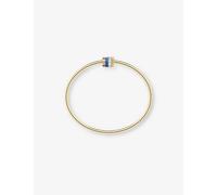 Boucheron Mens Boucheron Quatre Blue-Edition 18ct Yellow, White and Rose-Gold, 0.11ct Diamond and Ceramic Bracelet Yellow Gold 18cm