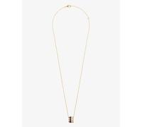 Boucheron Mens Boucheron Quatre Classique 18ct Yellow-, White- Brown and Rose-Gold and 0.24ct Brilliant-Cut Pendant Necklace Gold And Brown 1 Size