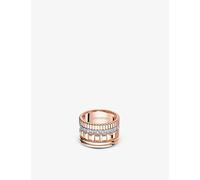 Boucheron Womens Pink Quatre Radiant Edition Rose-gold and 0.51ct Diamond Ring 64mm