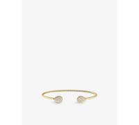 Boucheron Womens Yellow Gold Serpent Bohème 18ct Yellow-gold and 0.27ct Brilliant-cut Diamond Bangle Bracelet 17cm