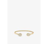 Boucheron Womens Yellow Serpent Bohème Diamants S 18ct Yellow-gold and 0.64ct Round Diamond Bangle 15cm