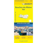 Bouches-du-Rhône Var - Michelin Local Map 340: Map