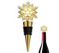 Bouchon De Vin Noël - Flocon De Neige Décoratif, Bouchon Réutilisable Pour Bouteille | Champagne, Alcool, Bar, Maison, Restaurant, Bureau, Camping, Fête, Nouvel An, Accessoire Pratique Et Élégant
