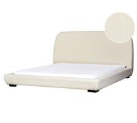 Boucle EU Super King Size Bed Beige ROISEL