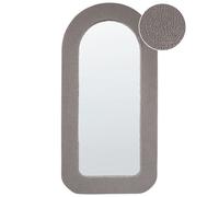 Wall Mirror CERVON 60 cm 120 cm Boucle Taupe