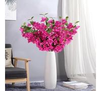 Bougainvillea Silk Artificial Flower Branches for Table Centerpieces Mantel Decor Porch Arrangements and Wall Displays (C)