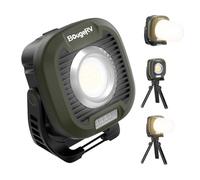 BougeRV AL05 PRO Kit, Work Light Rechargeable, 1500LM COB Camping Light with Stand & Lampshade, 13500mAh Magnetic Floodlight, Inspection Lamp for Garage, Camping, Hiking, Emergency