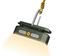 BougeRV Camping Light Rechargeable, 3200mAh Bivvy Light, Portable Motion Sensor Light, Camping Lamp for Tent, Work Light IP65 Waterproof for Outdoor, Power Outages, Shed, Fishing, Hiking(Dark Green)