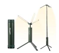 BougeRV T1 Telescopic Camping Light, 15600mAh Rechargeable Lantern, Portable Camping Lamp, 1000x3 Lumens Rotatable Work Light for Tent, Emergency, Outdoor, IPX5 Water Resistant, Green(2026 New)
