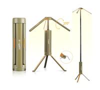 BougeRV Telescopic Camping Light Rechargeable 15600mAh, Collapsible Outdoor Light, Portable Dimmable Camping Lamp for Tent, Work Light IP54 Waterproof for Outdoor Power Cut Emergency Fishing Hiking