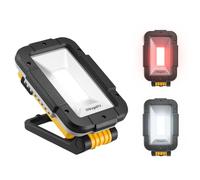 BougeRV WL01 PRO Work Light Rechargeable, 1500 Lumens Magnetic Inspection Light, Portable Lamp with 180° Rotating Stand & Hook, Multiple Lighting Modes for Car Repair, Camping, Outdoor, Emergency