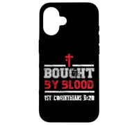 Bought By Blood - 1 Corinthians 6 20 - Christian Faith Case for iPhone 16